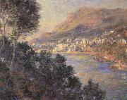 Claude Monet Monte Carlo seen from Roquebrune Spain oil painting artist